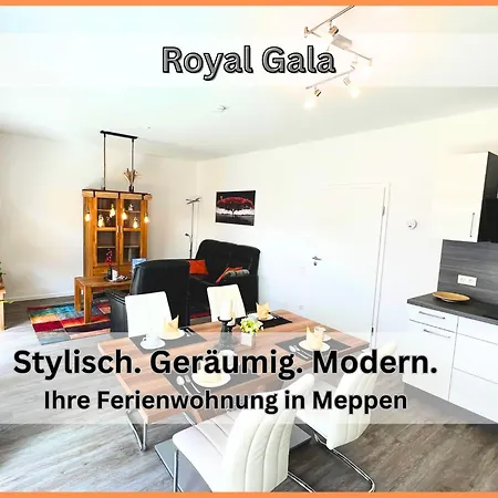 Royal Gala Ebenerdig 84 Qm Carport Terrasse Neubau Free Wifi 2 Schlafzimmer Bis 4 Personen Einbauküche * Meppen